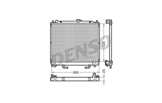 Radiator DRM45015 Denso