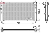 Radiator DRM45053 Denso