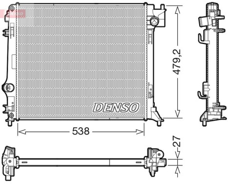 Radiator DRM46064 Denso