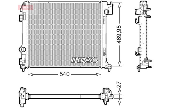 Radiator DRM46065 Denso
