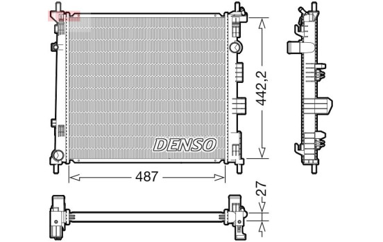 Radiator DRM46070 Denso