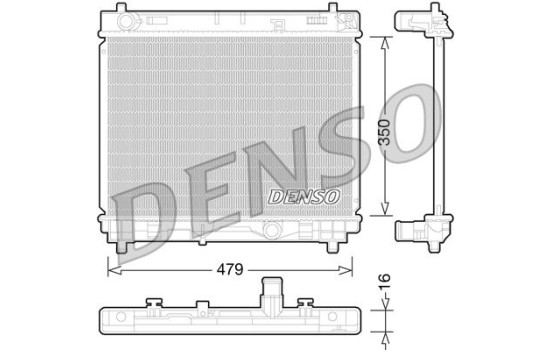 Radiator DRM50059 Denso