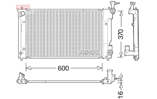 Radiator DRM50094 Denso