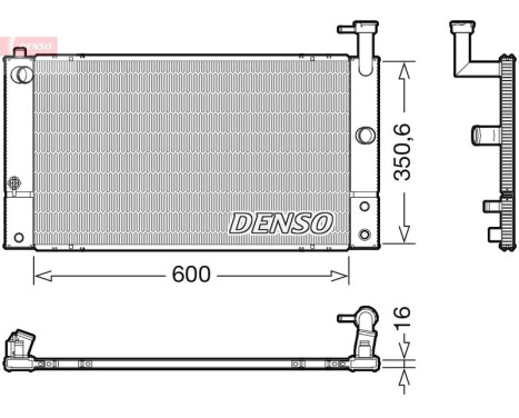 Radiator DRM50133 Denso