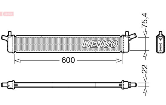 Radiator DRM50136 Denso
