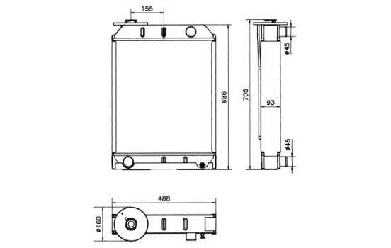 Radiator EASY FIT