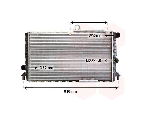 Radiator, engine cooling 01002005 International Radiators, Image 2