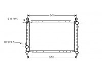 Radiator, engine cooling 01002076 International Radiators