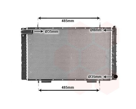 Radiator, engine cooling 02002065 International Radiators, Image 2