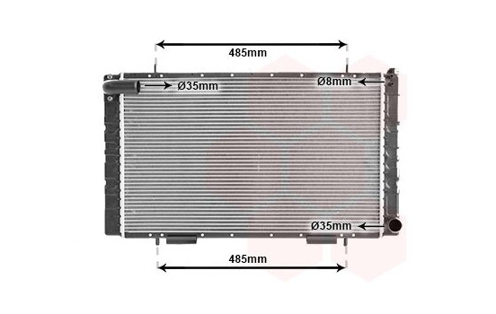 Radiator, engine cooling 02002065 International Radiators, Image 2