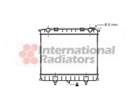 Radiator, engine cooling 02002125 International Radiators, Image 2