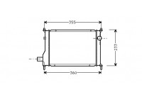 Radiator, engine cooling 02002133 International Radiators