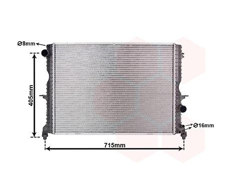 Radiator, engine cooling 02002165 International Radiators, Image 2