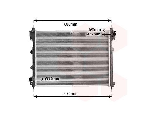 Radiator, engine cooling 02002174 International Radiators, Image 2