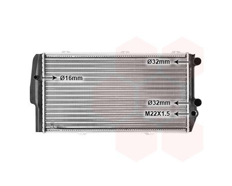 Radiator, engine cooling 03002019 International Radiators, Image 2