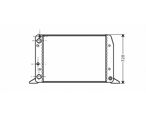 Radiator, engine cooling 03002028 International Radiators, Image 2