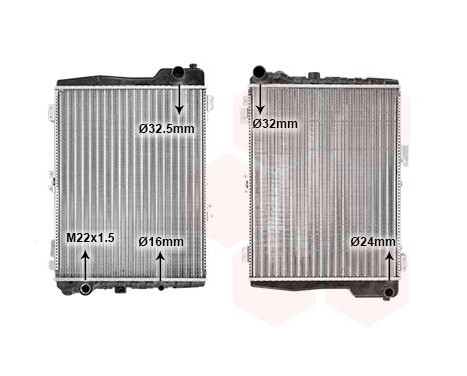 Radiator, engine cooling 03002040 International Radiators, Image 2