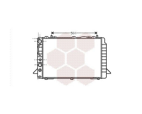 Radiator, engine cooling 03002092 International Radiators, Image 2