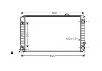Radiator, engine cooling 03002099 International Radiators
