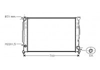 Radiator, engine cooling 03002110 International Radiators