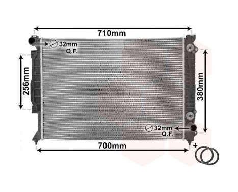 Radiator, engine cooling 03002157 International Radiators Plus, Image 2