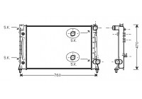 Radiator, engine cooling 03002158 International Radiators
