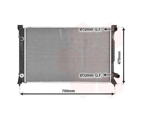 Radiator, engine cooling 03002158 International Radiators, Image 2
