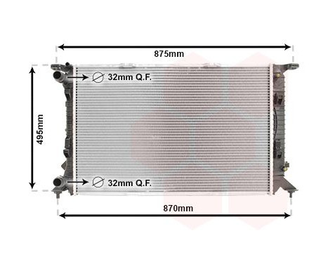 Radiator, engine cooling 03002292 International Radiators