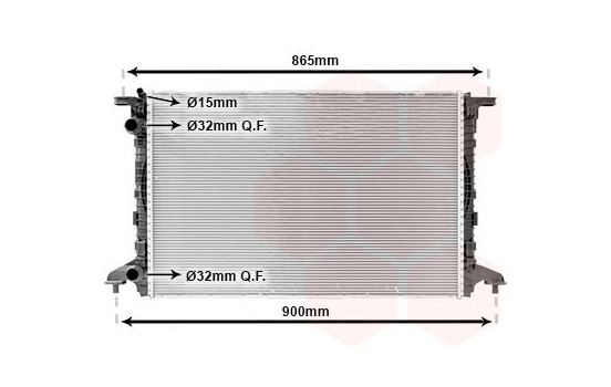 Radiator, engine cooling 03012720 International Radiators