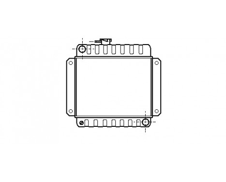 Radiator, engine cooling 06002002 International Radiators