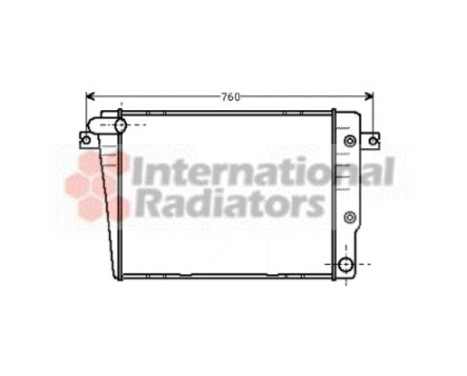 Radiator, engine cooling 06002018 International Radiators, Image 2