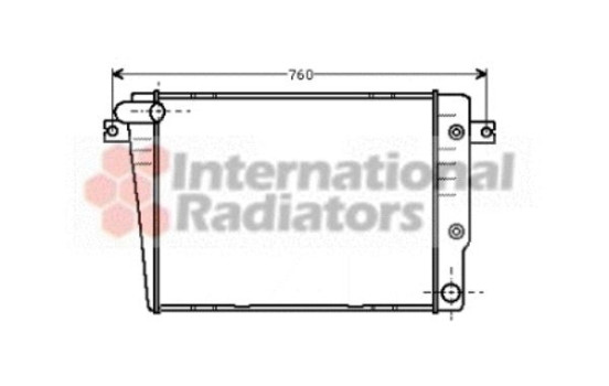 Radiator, engine cooling 06002018 International Radiators, Image 2