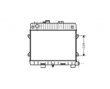 Radiator, engine cooling 06002031 International Radiators