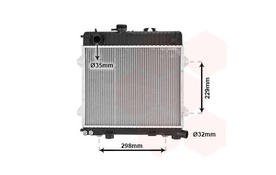 Radiator, engine cooling 06002032 International Radiators, Image 2