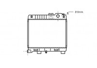 Radiator, engine cooling 06002033 International Radiators