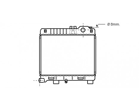 Radiator, engine cooling 06002033 International Radiators