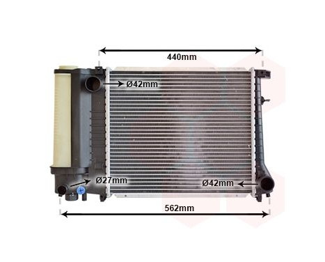 Radiator, engine cooling 06002081 International Radiators, Image 2