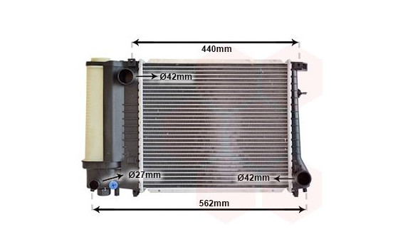 Radiator, engine cooling 06002081 International Radiators, Image 2