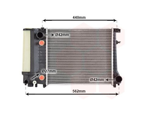 Radiator, engine cooling 06002082 International Radiators, Image 2