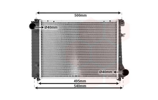 Radiator, engine cooling 06002086 International Radiators, Image 2