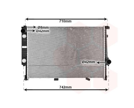 Radiator, engine cooling 06002094 International Radiators, Image 2
