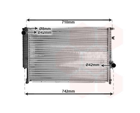 Radiator, engine cooling 06002095 International Radiators, Image 2