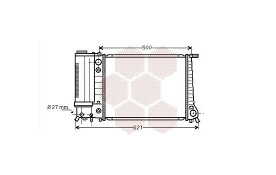 Radiator, engine cooling 06002106 International Radiators, Image 2