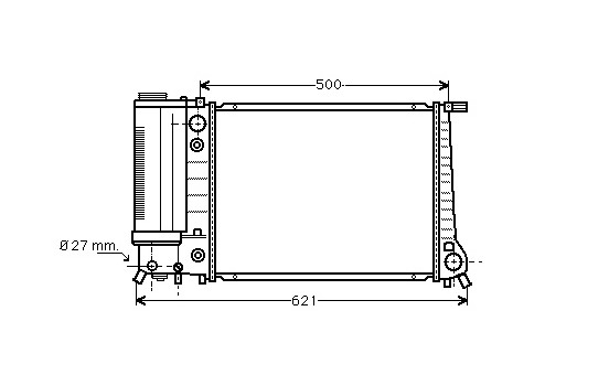 Radiator, engine cooling 06002106 International Radiators
