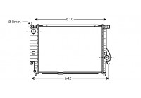 Radiator, engine cooling 06002132 International Radiators