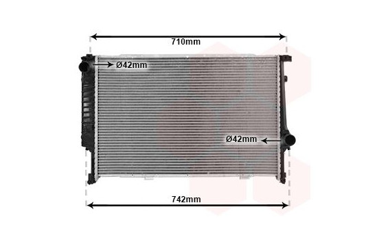 Radiator, engine cooling 06002133 International Radiators, Image 2