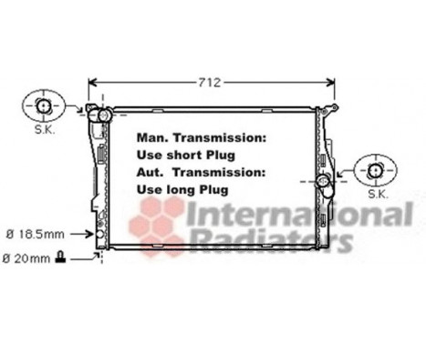 Radiator, engine cooling 06002292 International Radiators, Image 2