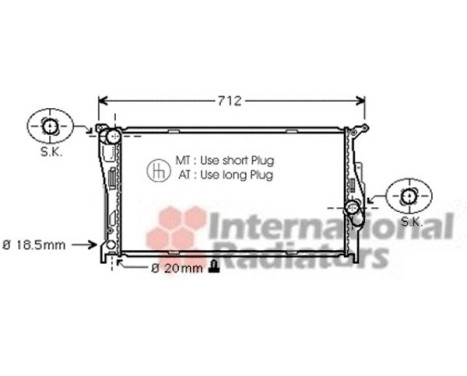 Radiator, engine cooling 06002294 International Radiators, Image 2