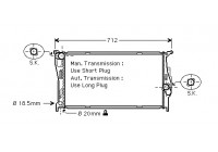 Radiator, engine cooling 06002294 International Radiators
