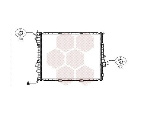 Radiator, engine cooling 06002302 International Radiators, Image 2